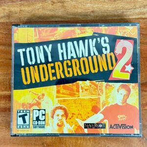 Tony Hawk's Underground 2 PC CD-ROM Game 3-Disc Set Activision THUG 2 2004